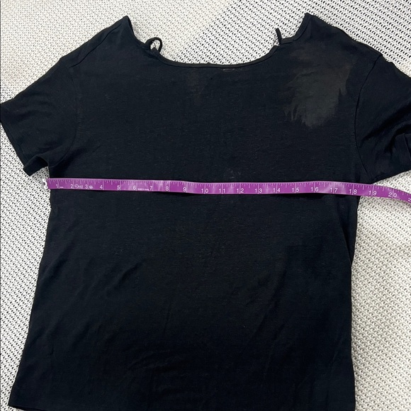 PAIGE Black Short Sleeve Top - Picture 7 of 10